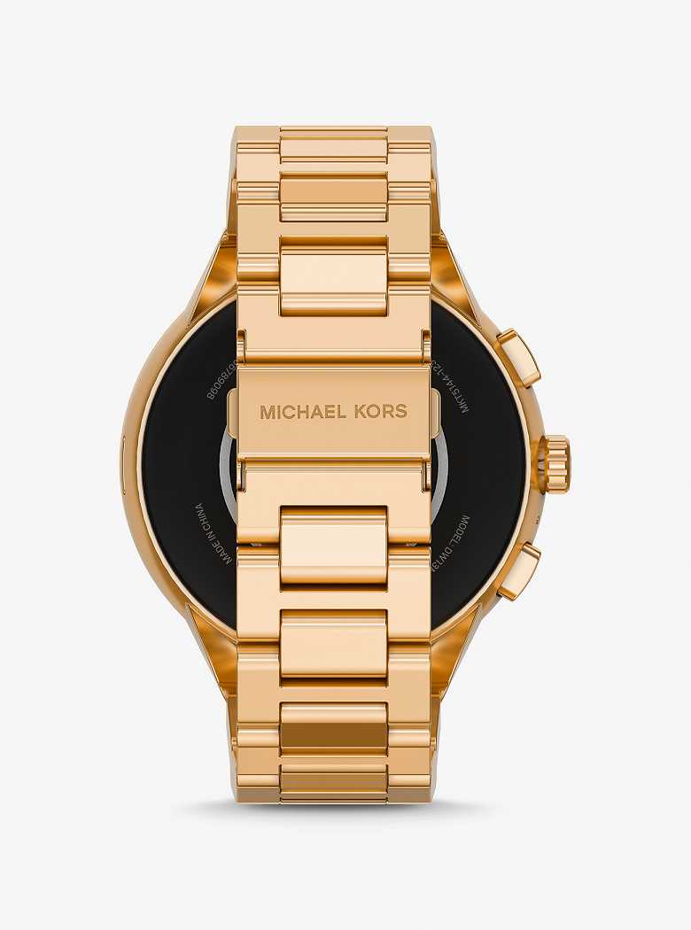 Michaelkors Gen 6 Camille Pavé Gold-Tone Rosa Douradas | SN-MK28259