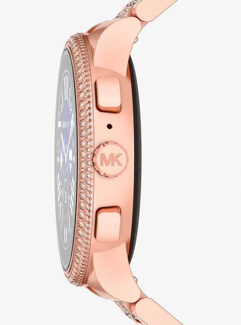 Michaelkors Gen 6 Camille Pavé Rose Gold-Tone Rosa Douradas | SN-MK28260