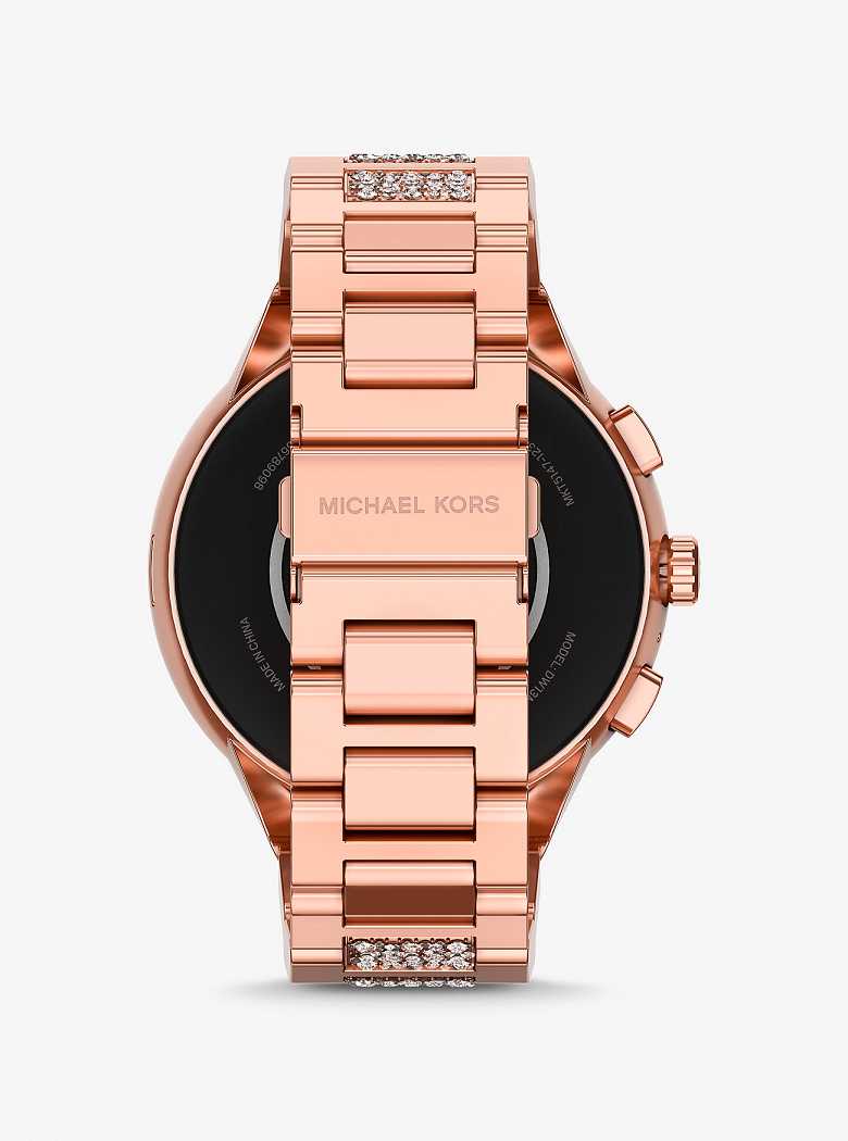 Michaelkors Gen 6 Camille Pavé Rose Gold-Tone Rosa Douradas | SN-MK28260