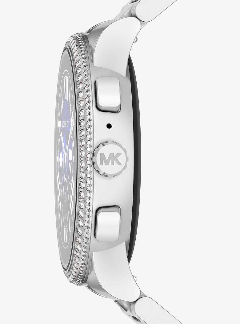 Michaelkors Gen 6 Camille Pavé Silver-Tone Prateadas | SN-MK28258