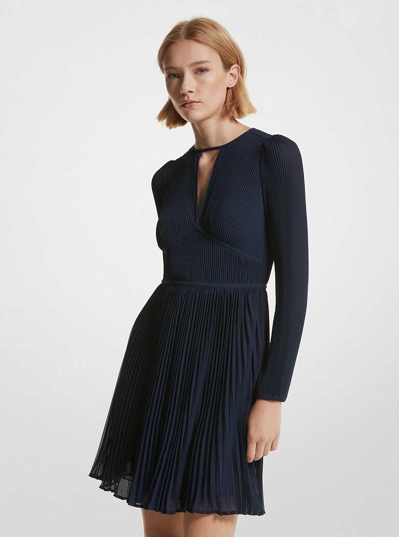 Michaelkors Georgette Plissé Azuis | SN-MK26731