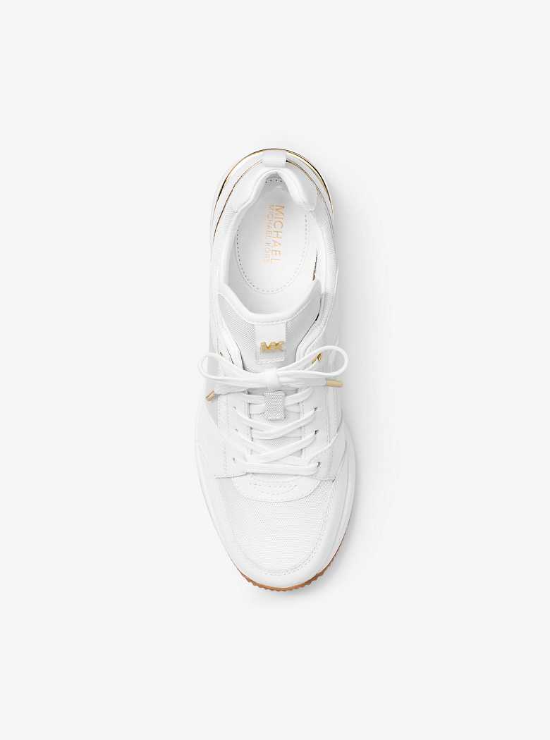 Michaelkors Georgie Canvas and Leather Branco | SN-MK27458