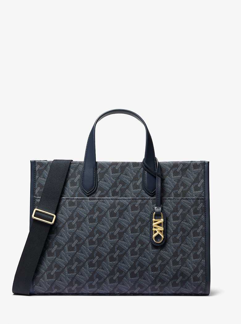 Michaelkors Gigi Large Empire Signature Logo Azul Marinho | SN-MK26857