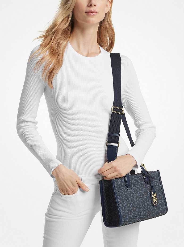 Michaelkors Gigi Small Empire Signature Logo Azul Marinho | SN-MK26858