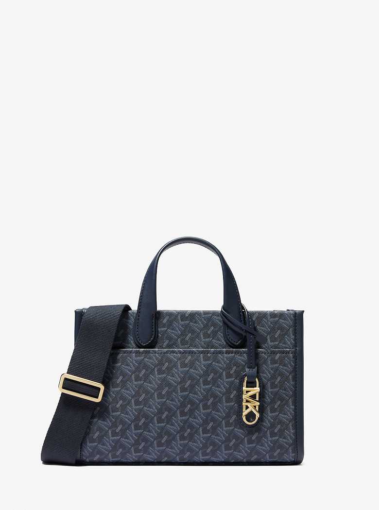 Michaelkors Gigi Small Empire Signature Logo Azul Marinho | SN-MK26858