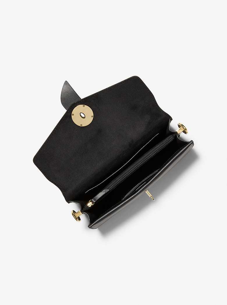 Michaelkors Greenwich Medium Saffiano Leather Pretas | SN-MK27023