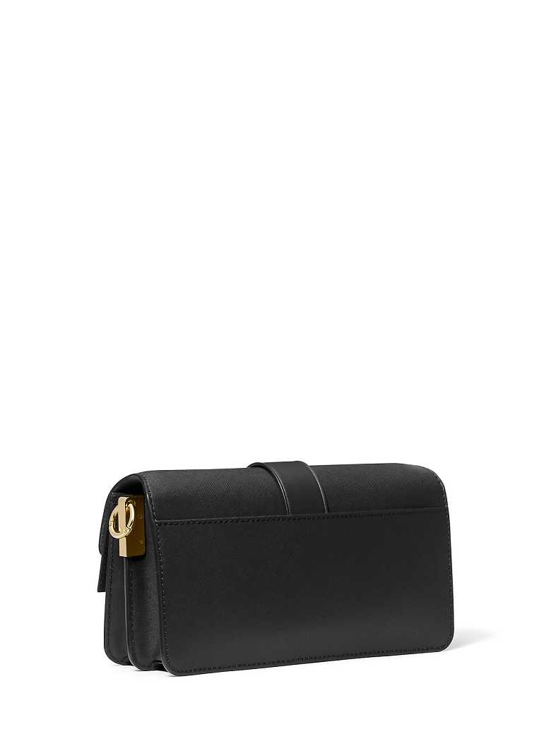 Michaelkors Greenwich Medium Saffiano Leather Pretas | SN-MK27023
