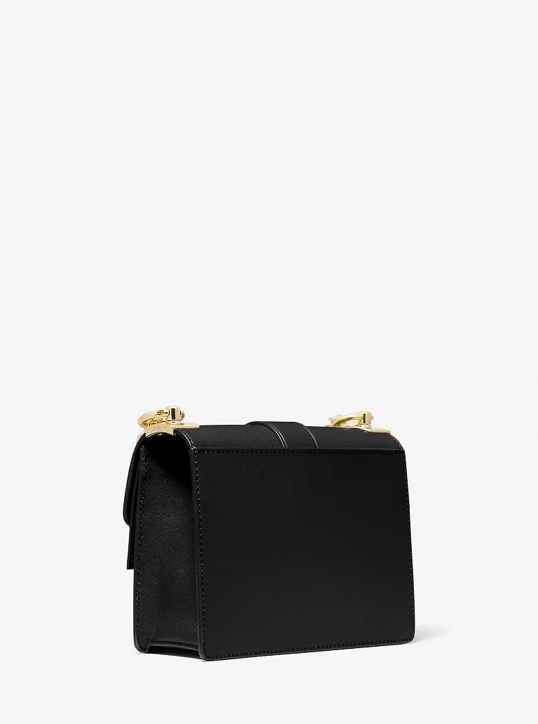 Michaelkors Greenwich Small Saffiano Leather Pretas | SN-MK27248