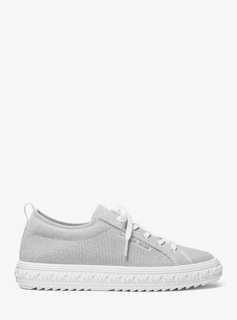 Michaelkors Grove Metallic Knit Prateadas | SN-MK27442