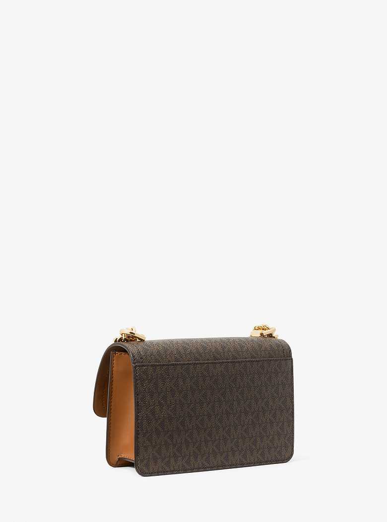 Michaelkors Heather Extra-Small Logo Marrom | SN-MK27243