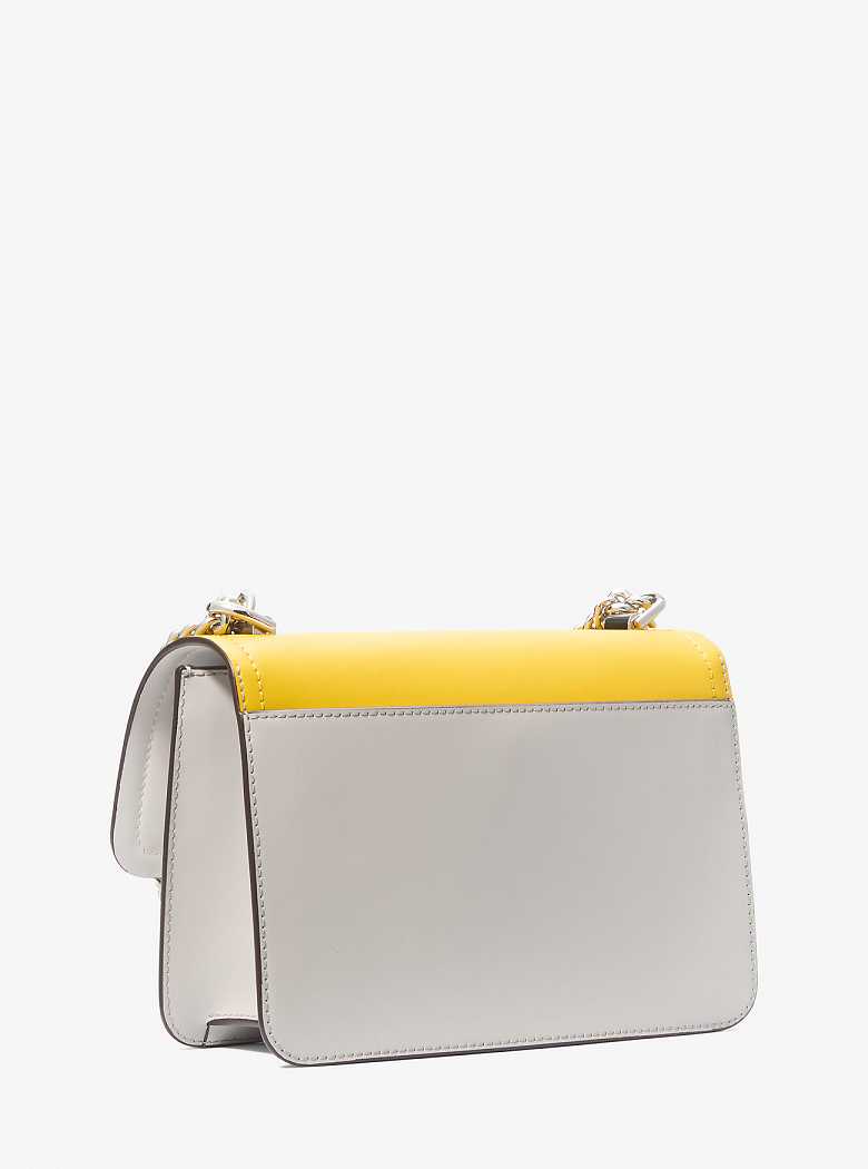 Michaelkors Heather Large Color-Block Leather Amarelas | SN-MK27084