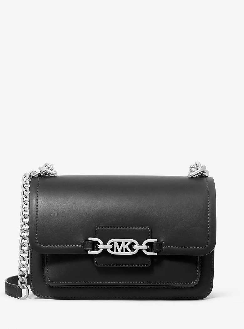 Michaelkors Heather Large Leather Pretas | SN-MK27060