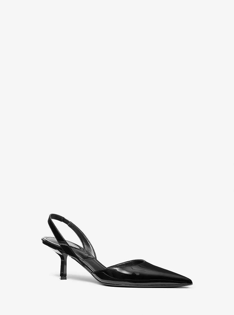 Michaelkors Holly Patent Leather Pretas | SN-MK27506