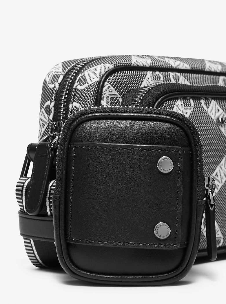 Michaelkors Hudson Empire Logo Jacquard Pretas | SN-MK28118