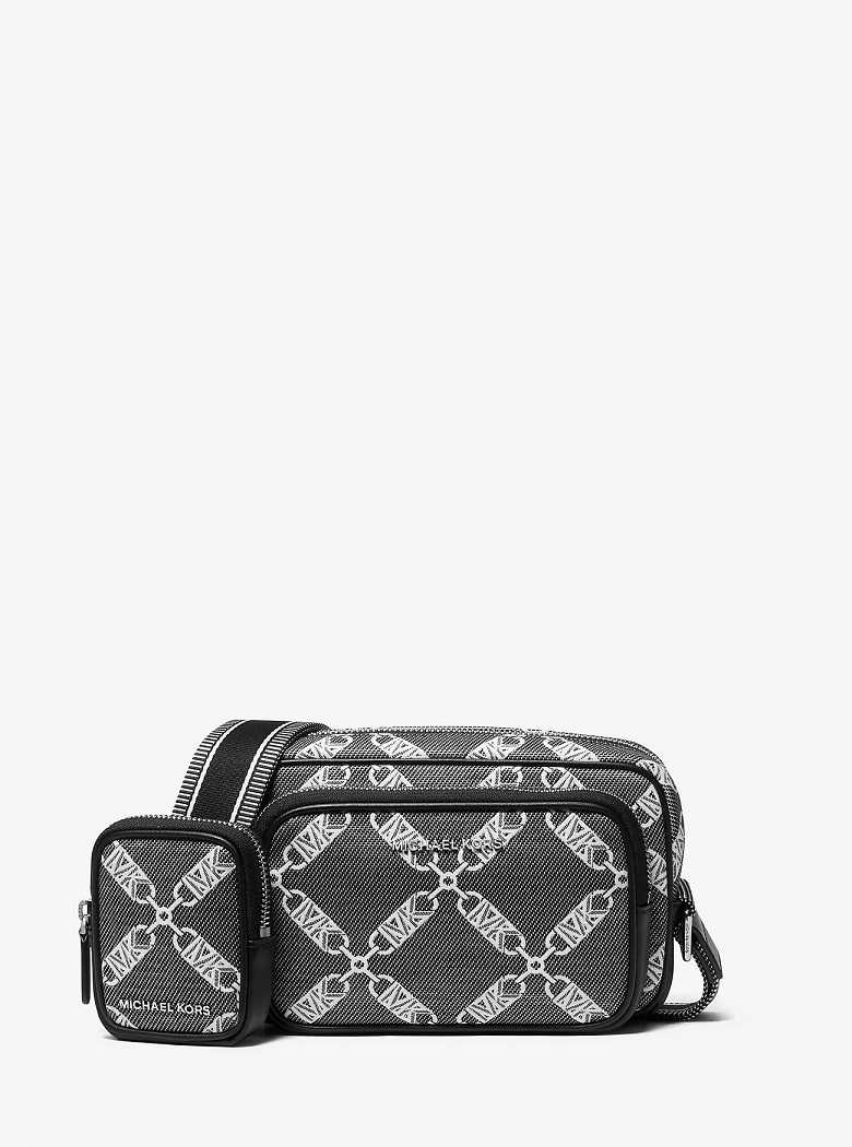 Michaelkors Hudson Empire Logo Jacquard Pretas | SN-MK28118