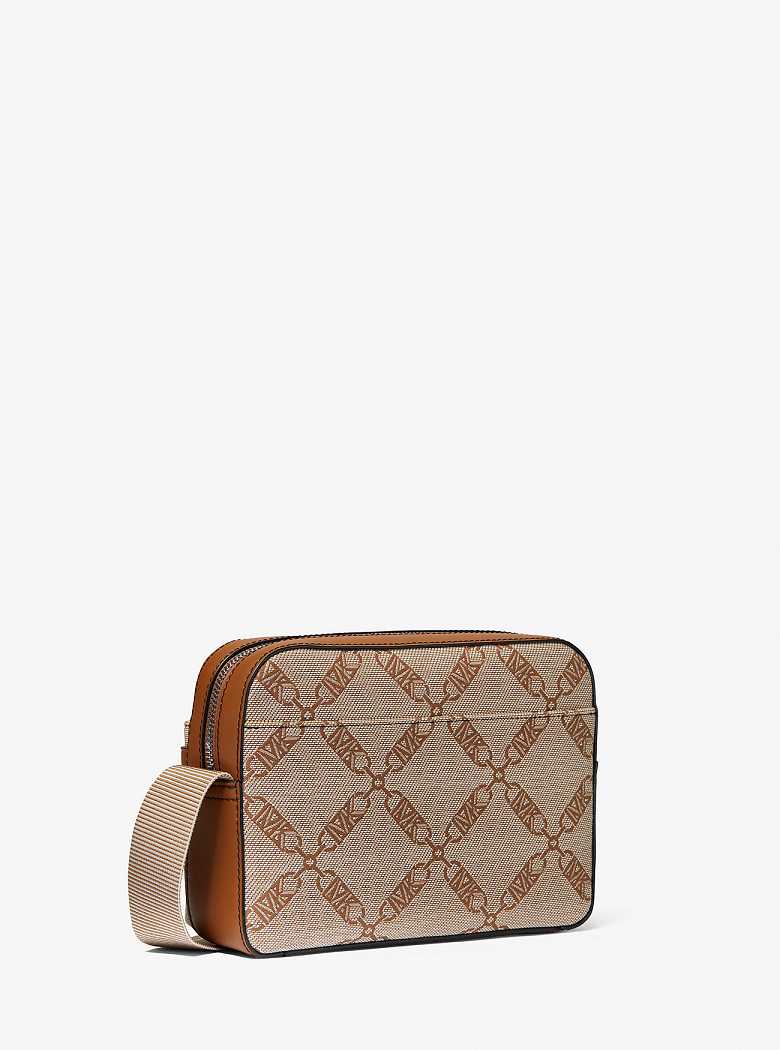 Michaelkors Hudson Empire Logo Jacquard Utility Marrom | SN-MK28151