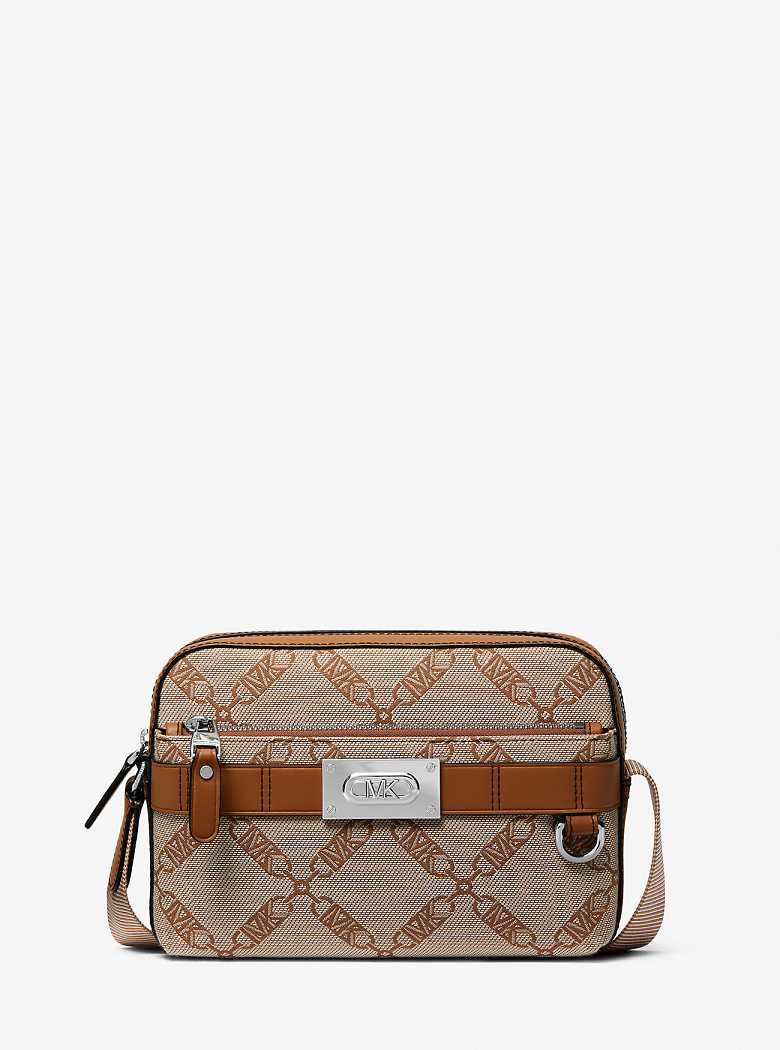 Michaelkors Hudson Empire Logo Jacquard Utility Marrom | SN-MK28151