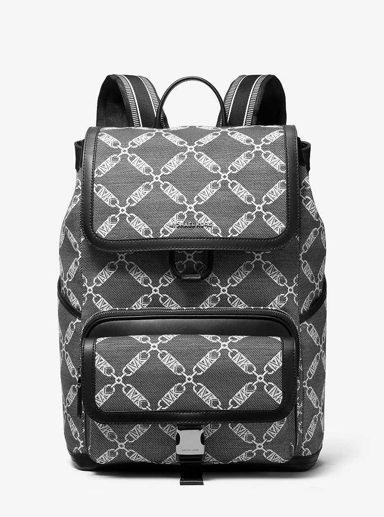 Michaelkors Hudson Empire Signature Logo Jacquard Pretas | SN-MK28193