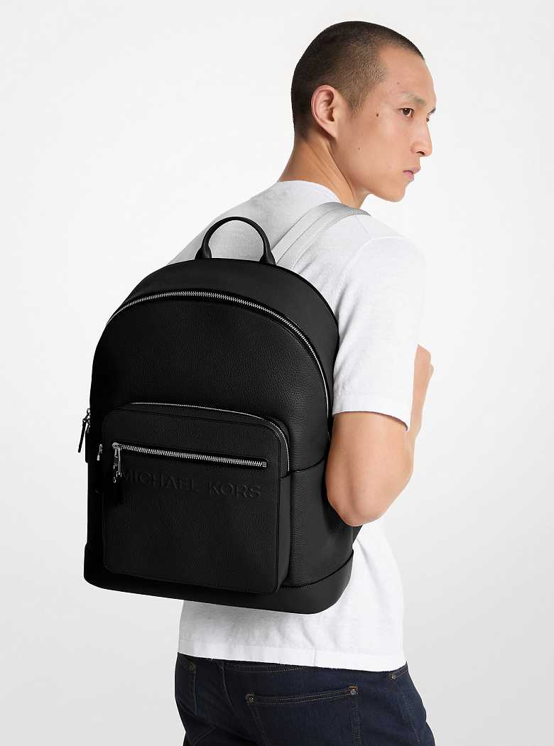 Michaelkors Hudson Leather Commuter Pretas | SN-MK28184