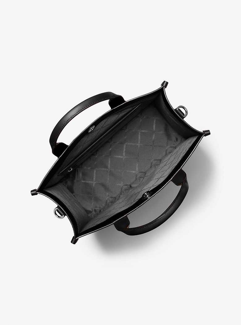 Michaelkors Hudson Pebbled Leather Pretas | SN-MK26908