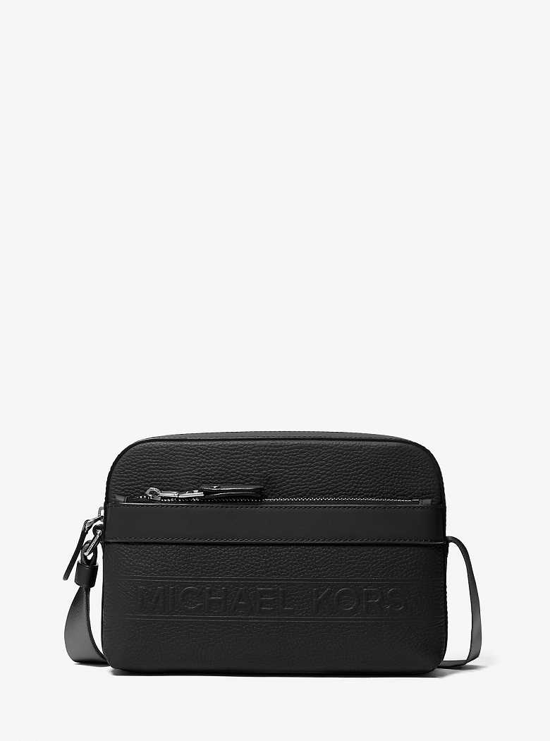 Michaelkors Hudson Pebbled Leather Utility Pretas | SN-MK28132