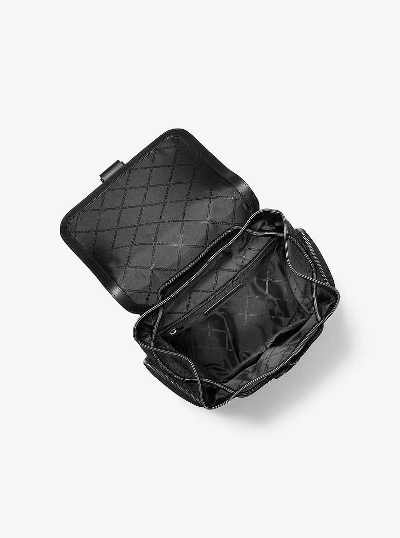 Michaelkors Hudson Signature Logo and Leather Cargo Pretas | SN-MK28194