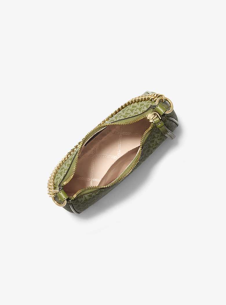 Michaelkors Jet Set Charm Small Logo Verde Oliva | SN-MK27011