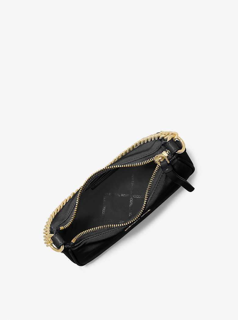 Michaelkors Jet Set Charm Small Nylon Gabardine Pretas | SN-MK26989