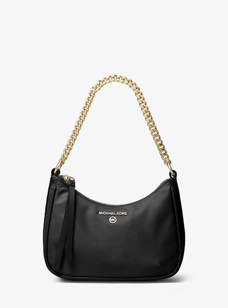 Michaelkors Jet Set Charm Small Nylon Gabardine Pretas | SN-MK26989