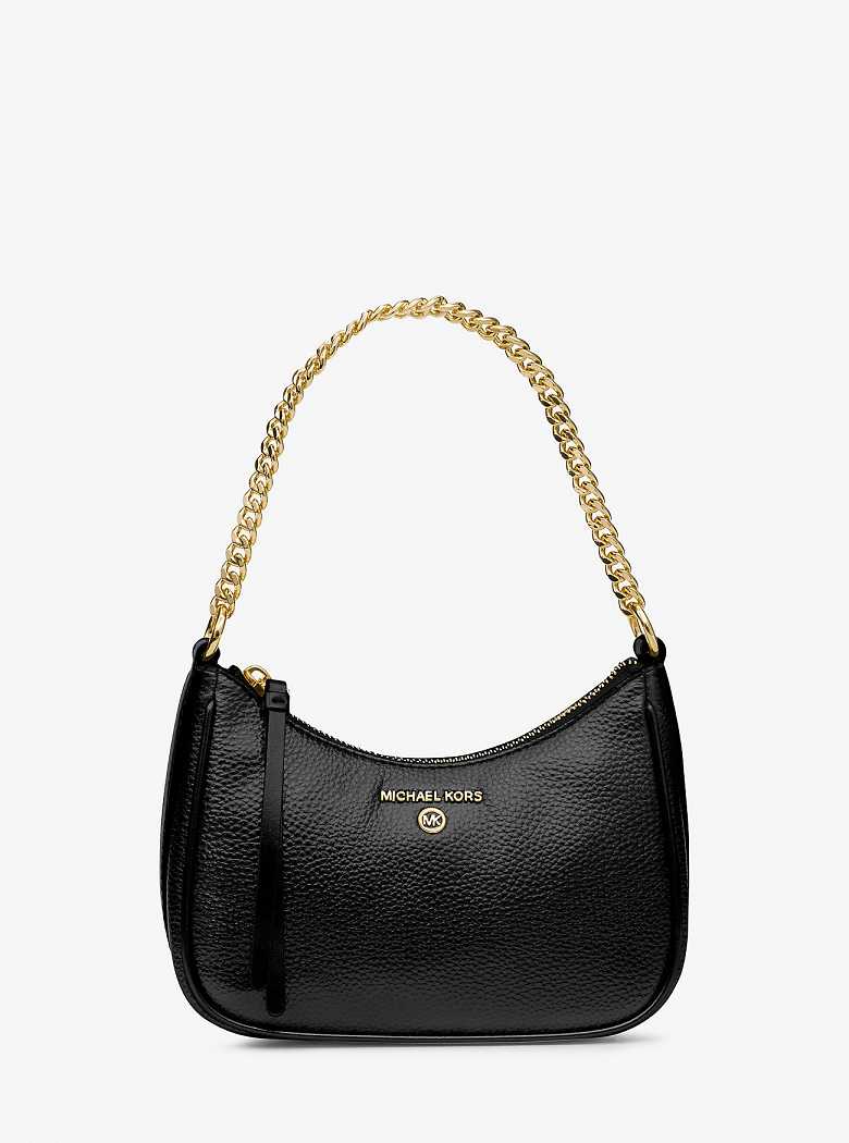 Michaelkors Jet Set Charm Small Pebbled Leather Pretas | SN-MK26983