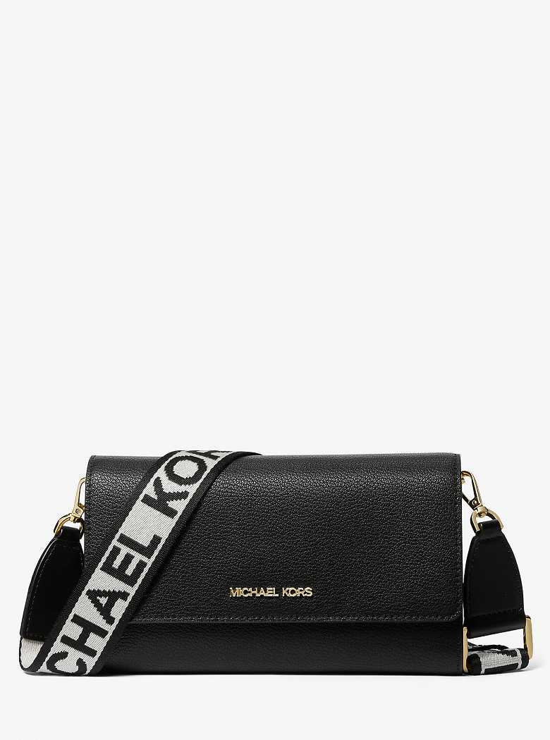 Michaelkors Jet Set Large Leather Pretas | SN-MK27107