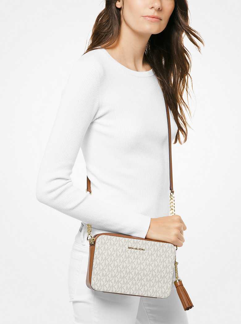 Michaelkors Jet Set Medium Logo Luz Amarelas | SN-MK27159