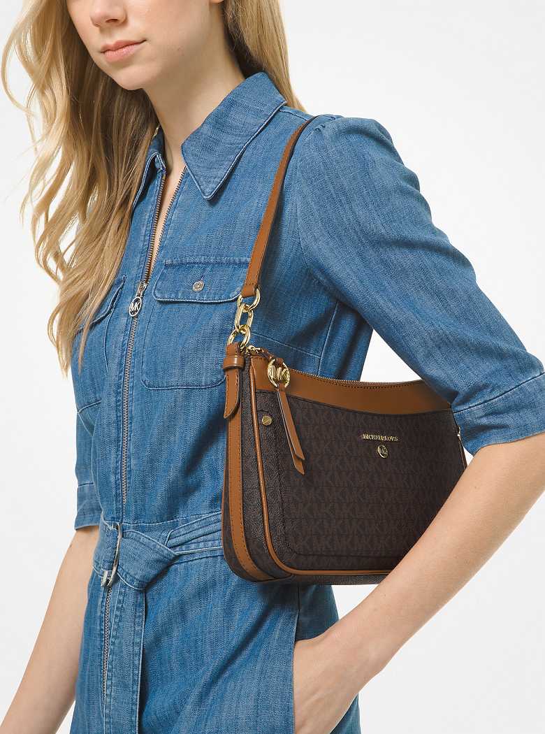 Michaelkors Jet Set Medium Logo Marrom | SN-MK27024