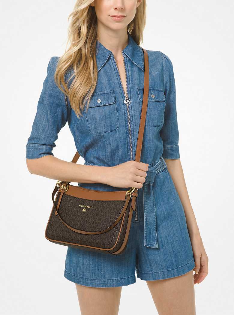 Michaelkors Jet Set Medium Logo Marrom | SN-MK27024