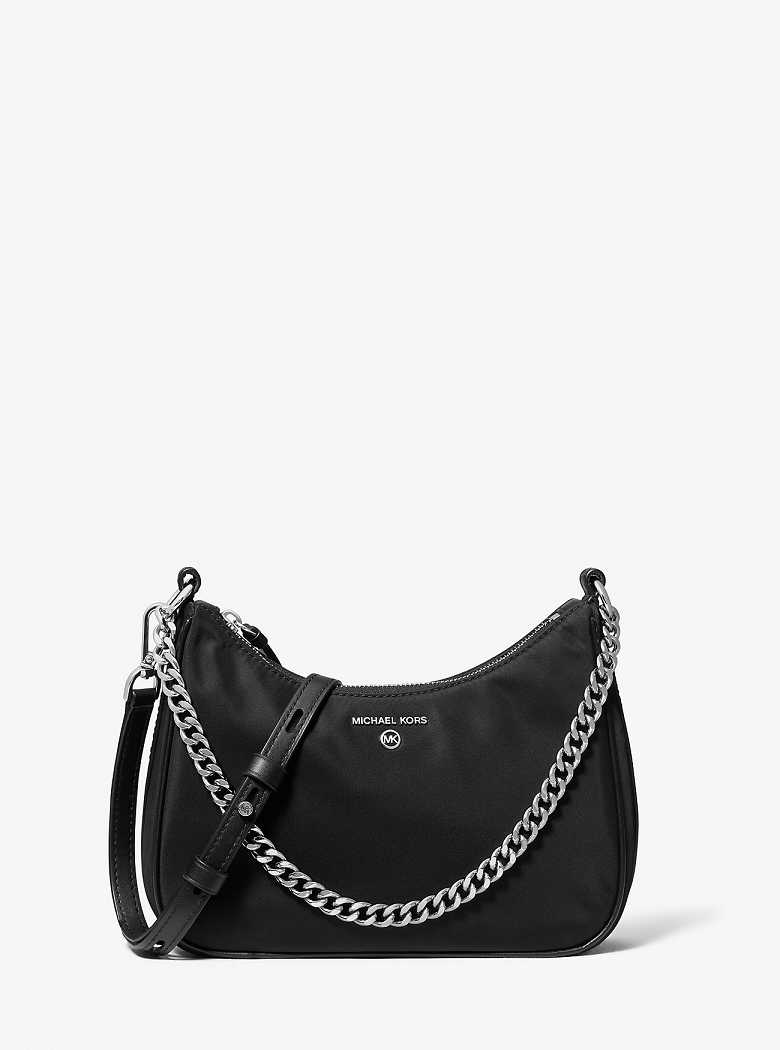 Michaelkors Jet Set Medium Nylon Gabardine Pretas | SN-MK27201