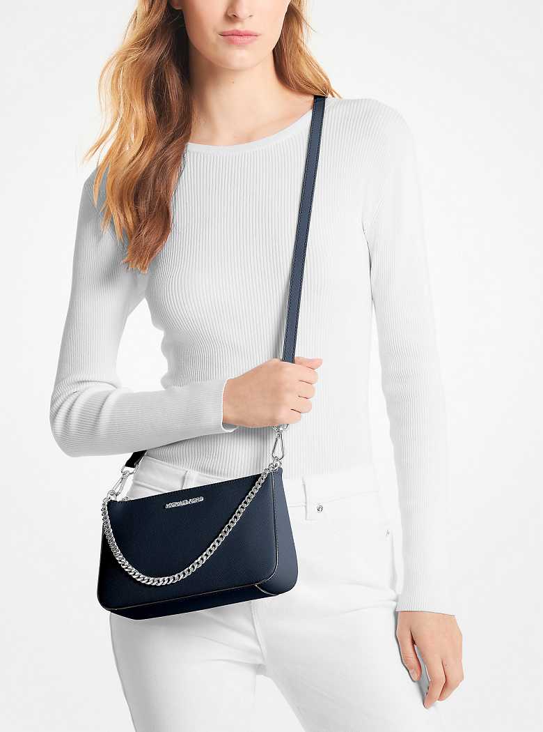 Michaelkors Jet Set Medium Saffiano Leather Azul Marinho | SN-MK27200
