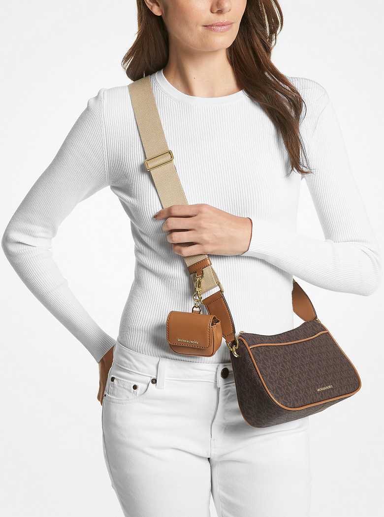 Michaelkors Jet Set Medium Signature Logo Marrom | SN-MK27214