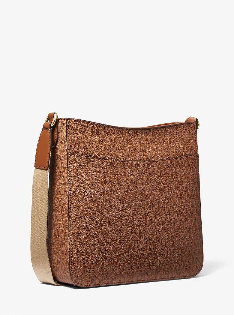 Michaelkors Jet Set Travel Large Signature Logo Marrom | SN-MK27204