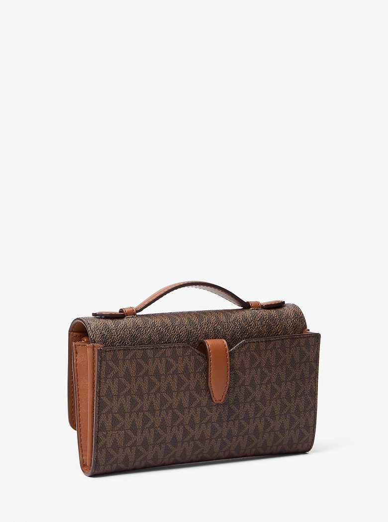 Michaelkors Jet Set Travel Medium Logo Marrom | SN-MK27121