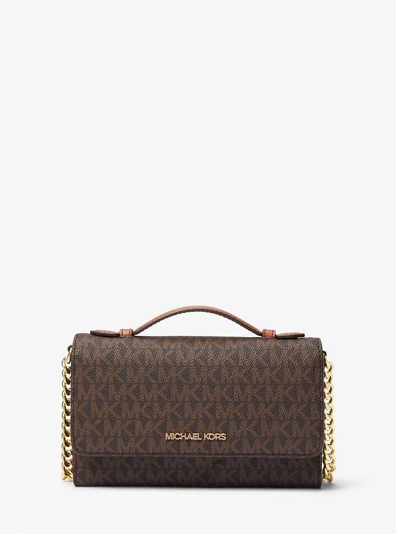 Michaelkors Jet Set Travel Medium Logo Marrom | SN-MK27121