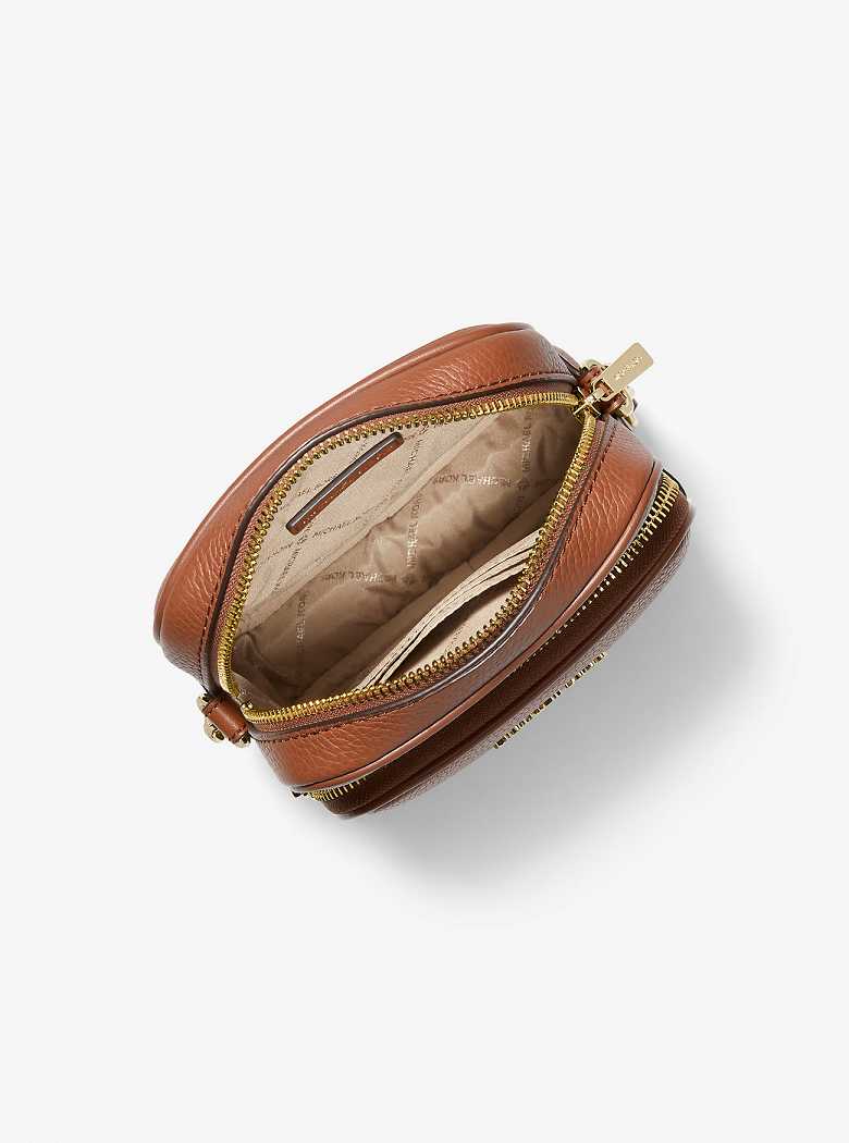Michaelkors Jet Set Travel Medium Pebbled Leather Marrom | SN-MK27258