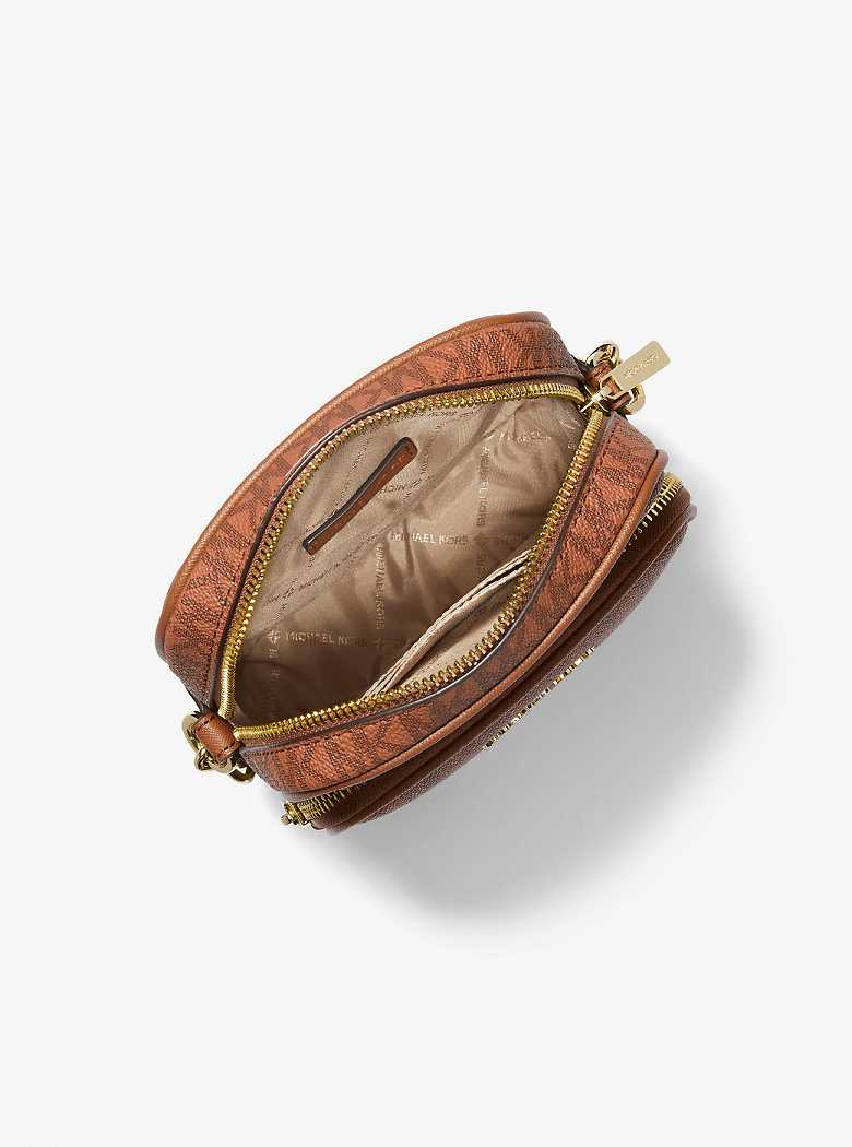 Michaelkors Jet Set Travel Medium Signature Logo Marrom | SN-MK27235