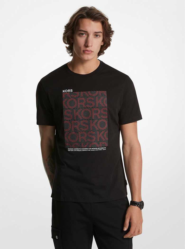 Michaelkors KORS Mesh Block Cotton Pretas | SN-MK27955