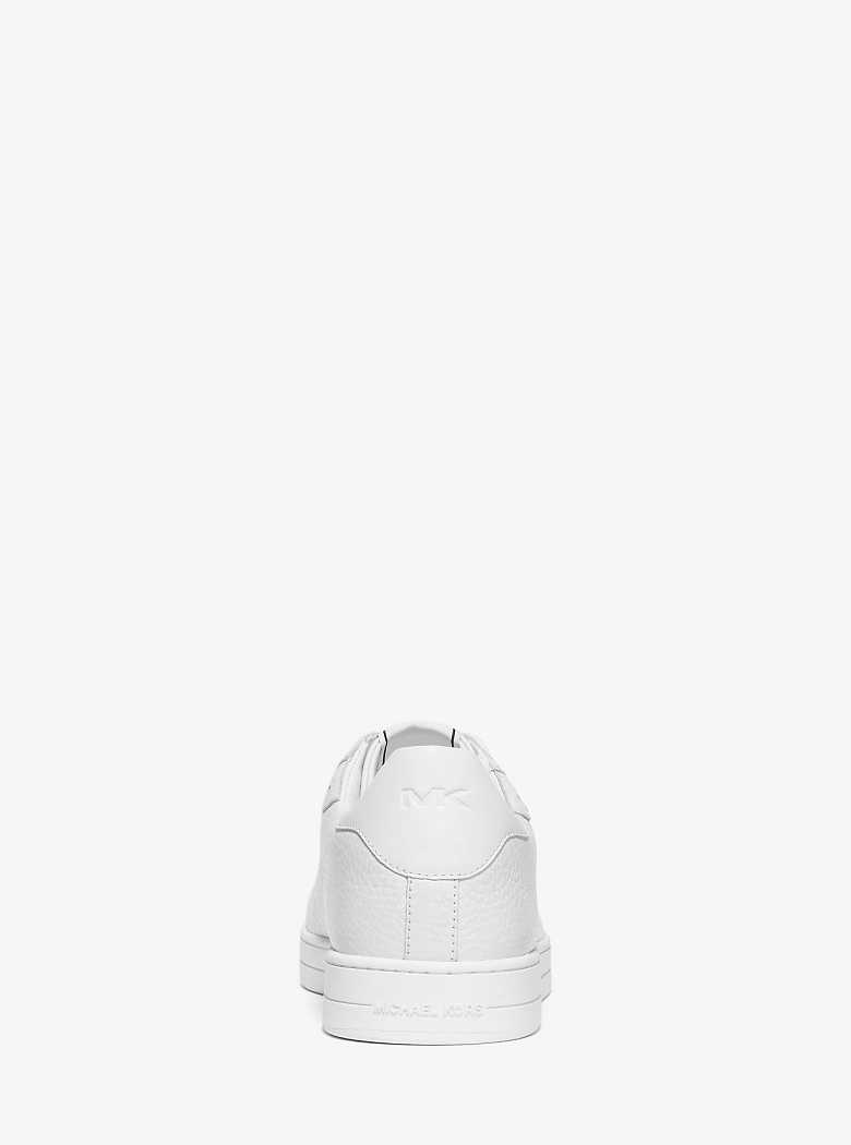 Michaelkors Keating Pebbled Leather Branco | SN-MK28237