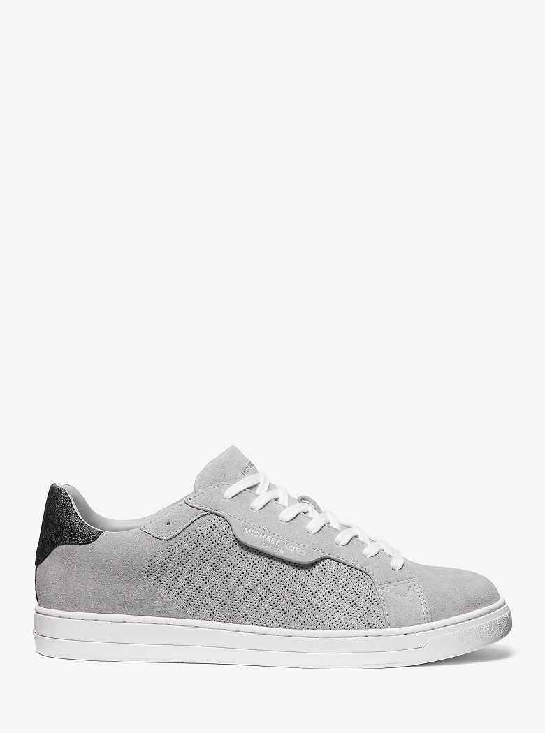 Michaelkors Keating Perforated Suede Cinzentas | SN-MK28246