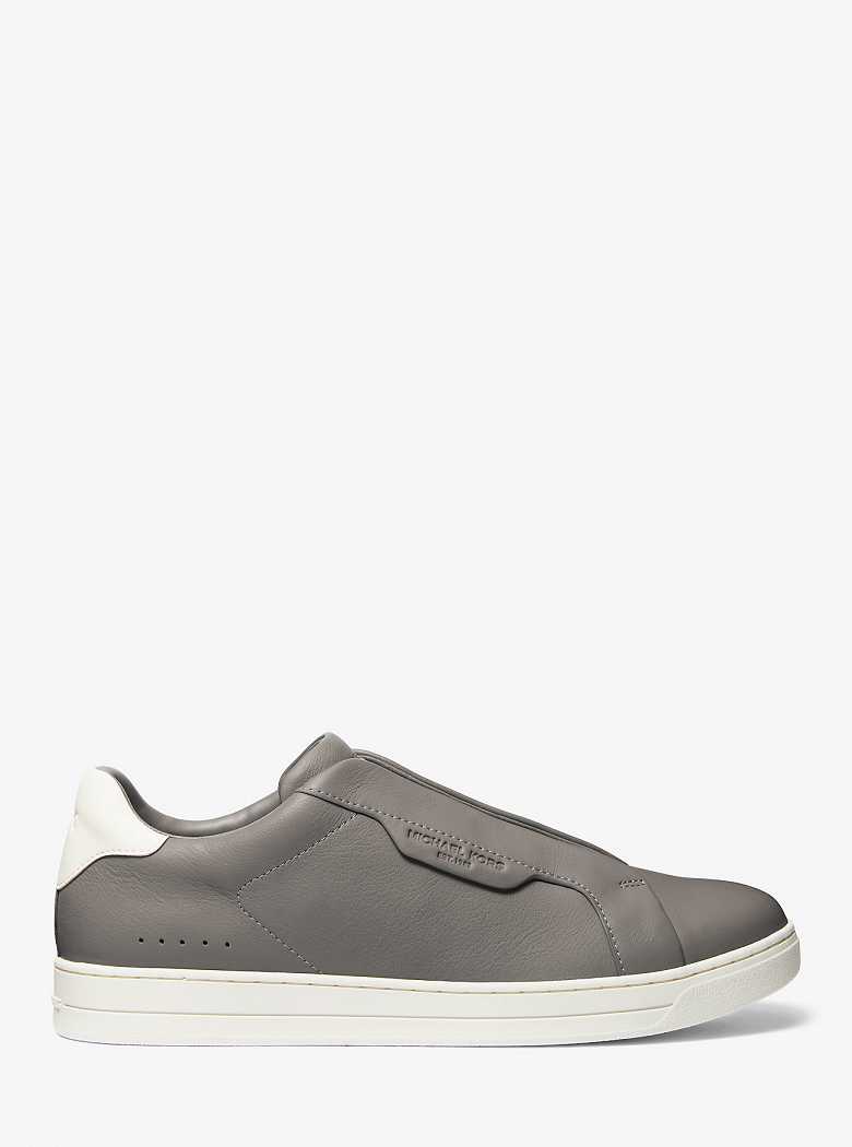 Michaelkors Keating Two-Tone Leather Slip-On Cinzentas | SN-MK28204