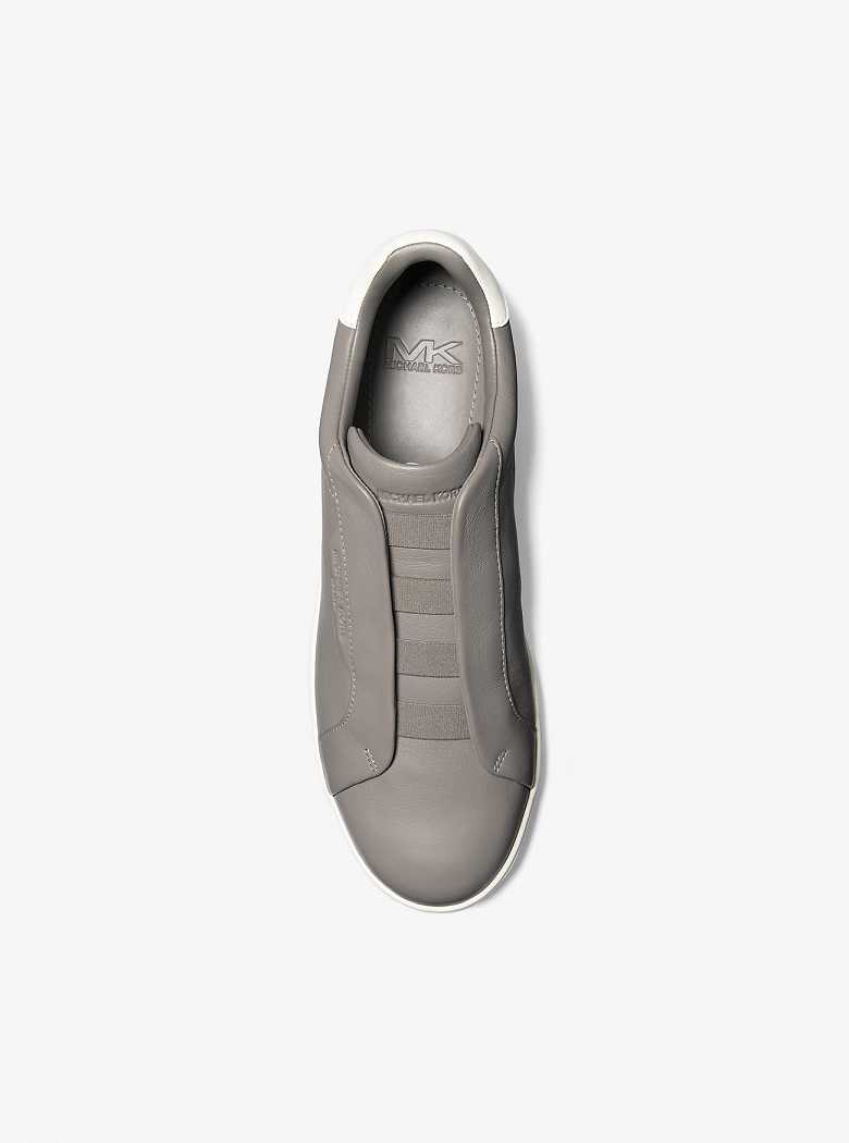 Michaelkors Keating Two-Tone Leather Slip-On Cinzentas | SN-MK28204