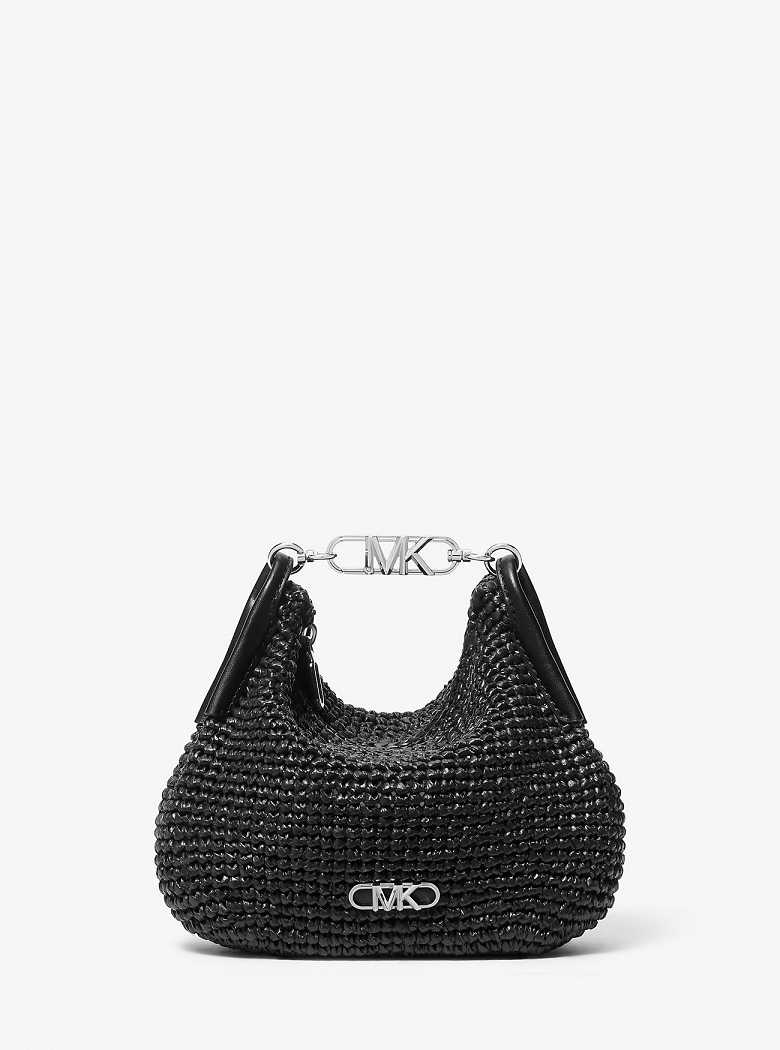 Michaelkors Kendall Small Straw Pretas Pretas | SN-MK27101