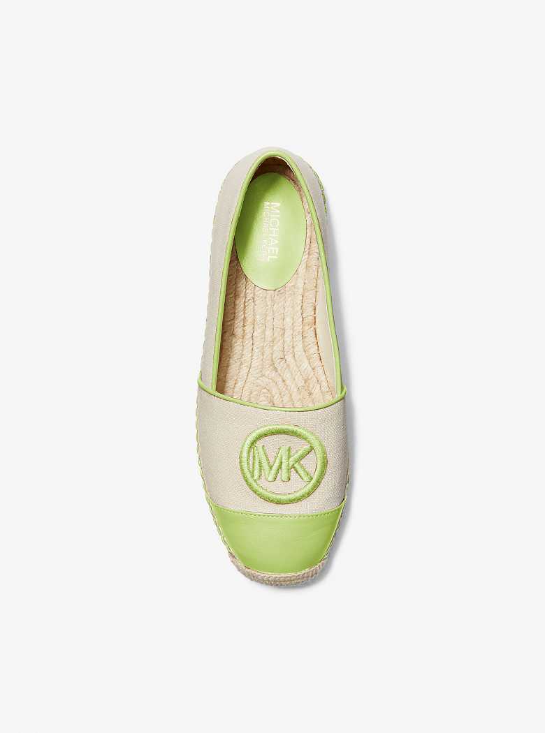 Michaelkors Kendrick Linen Blend Branco Verdes | SN-MK27712