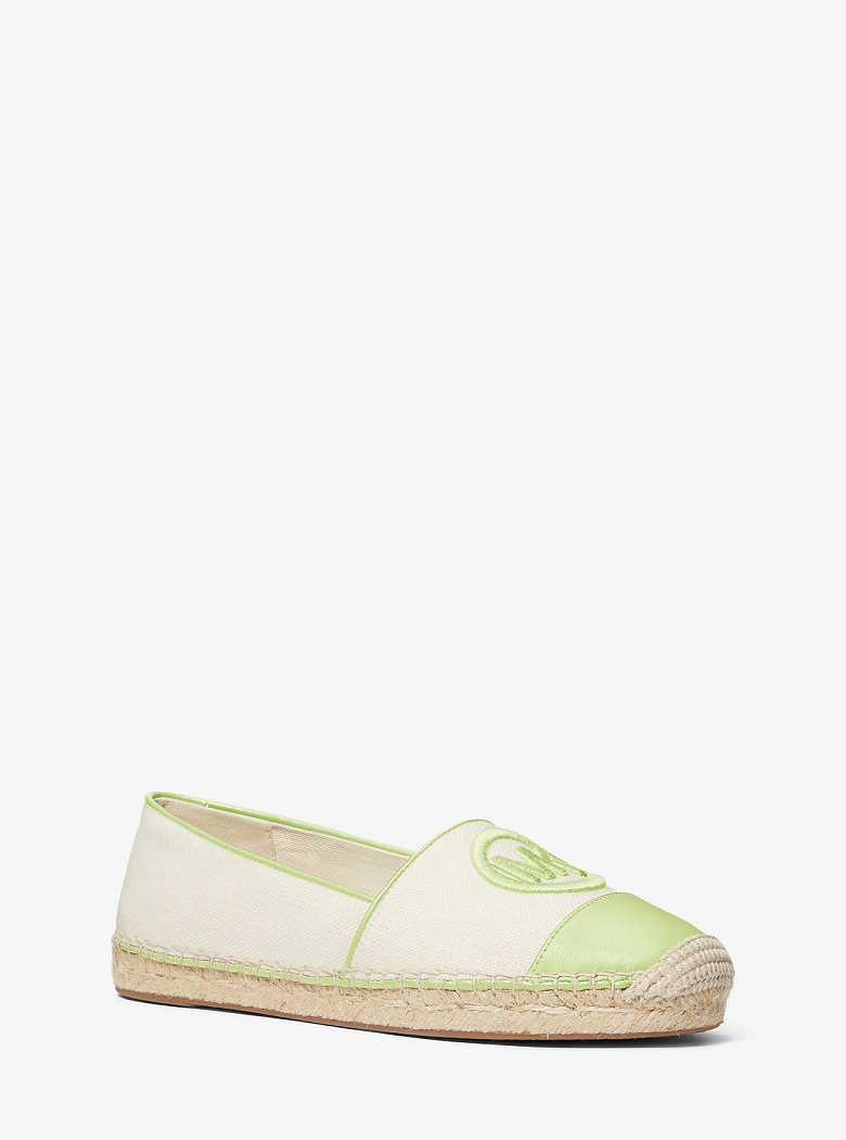 Michaelkors Kendrick Linen Blend Branco Verdes | SN-MK27712